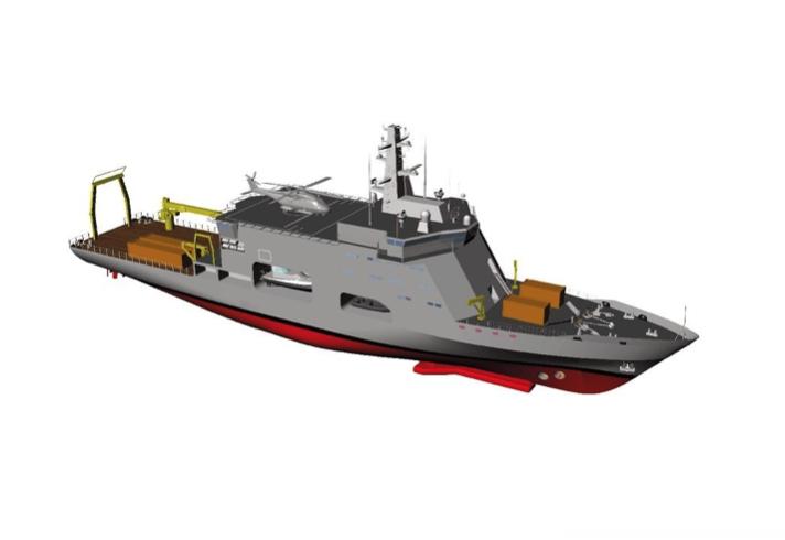 2022年底，意大利海军授予芬坎蒂尼（Fincantieri）公司一艘新型海洋调