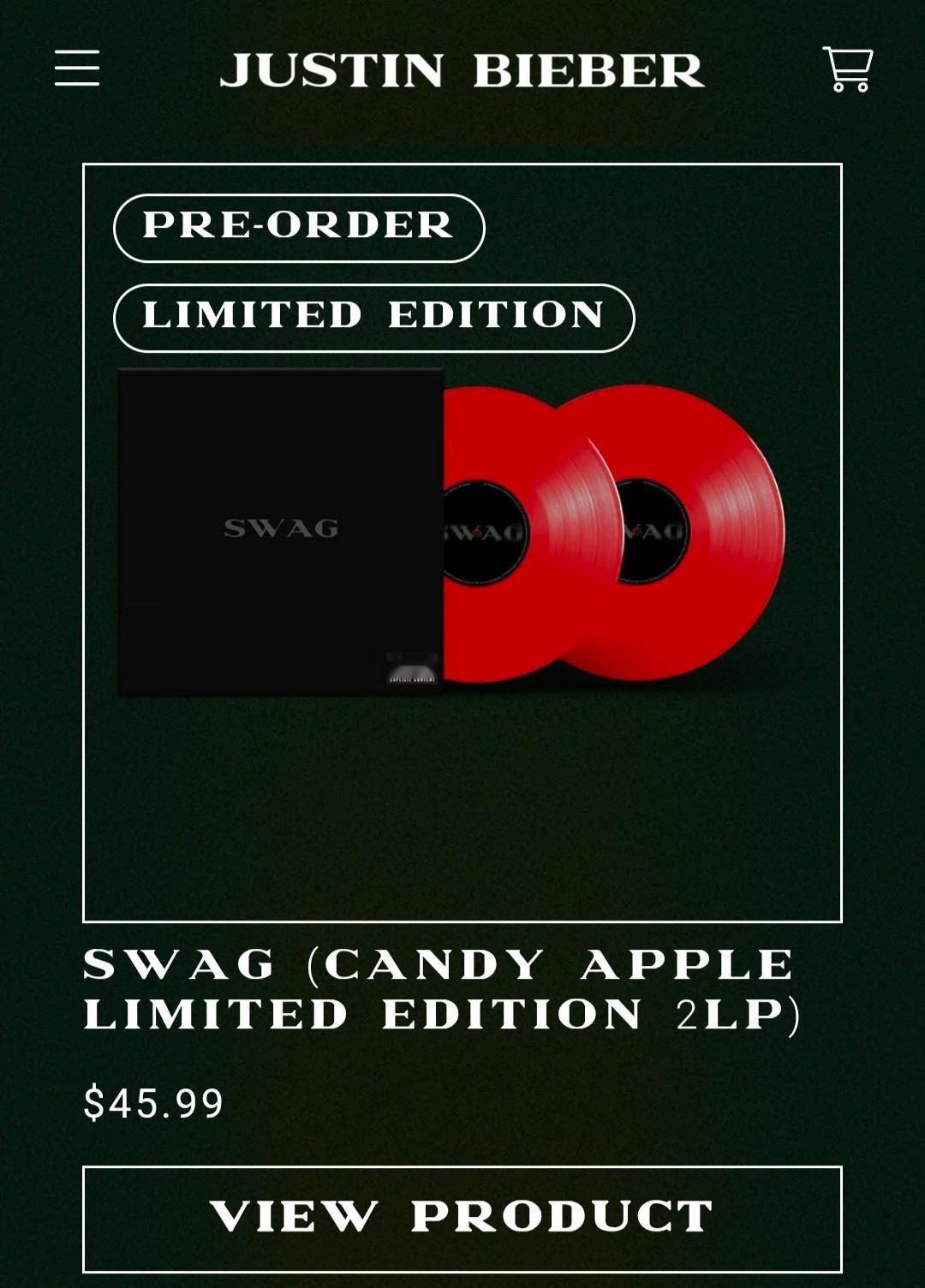 啊啊啊啊比伯官网突然空降上架了SWAG彩胶！！❤️💚💓 （目前每个版本各限量