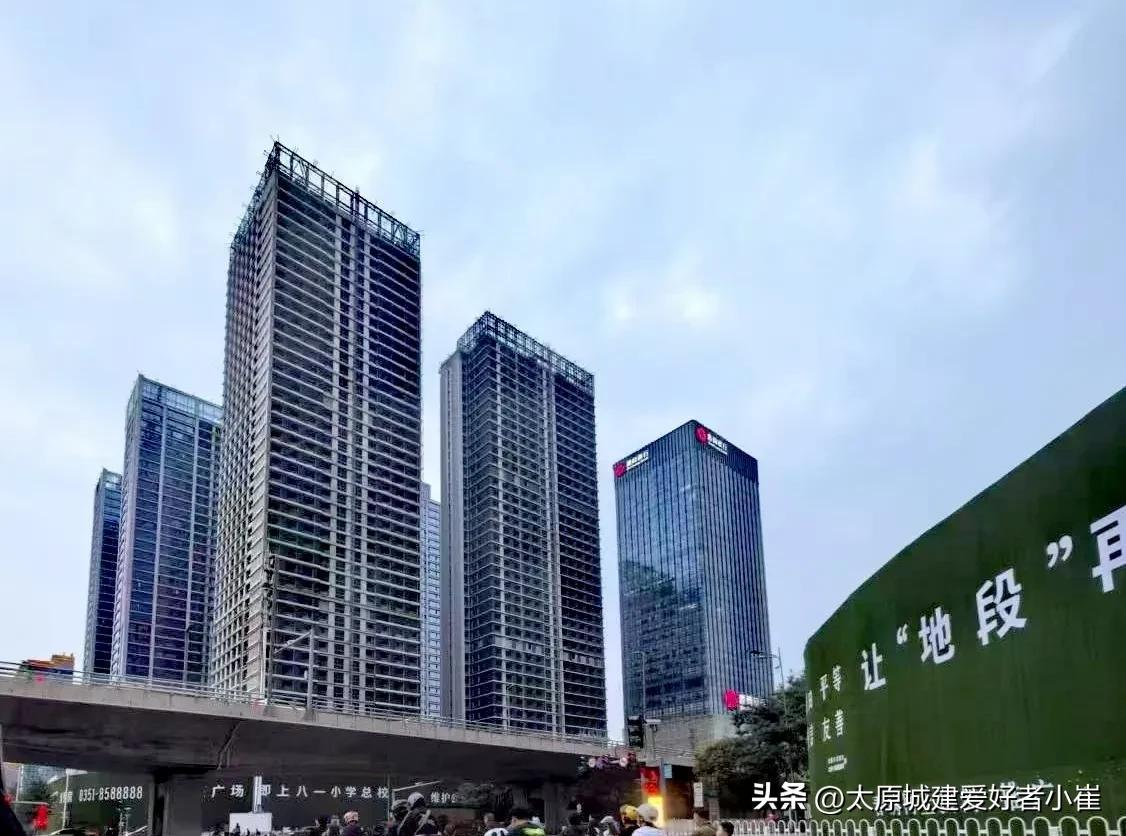 2024.9.21【太原广场超高商业】太原广场超高商业建筑群工程进度，这个项目虽