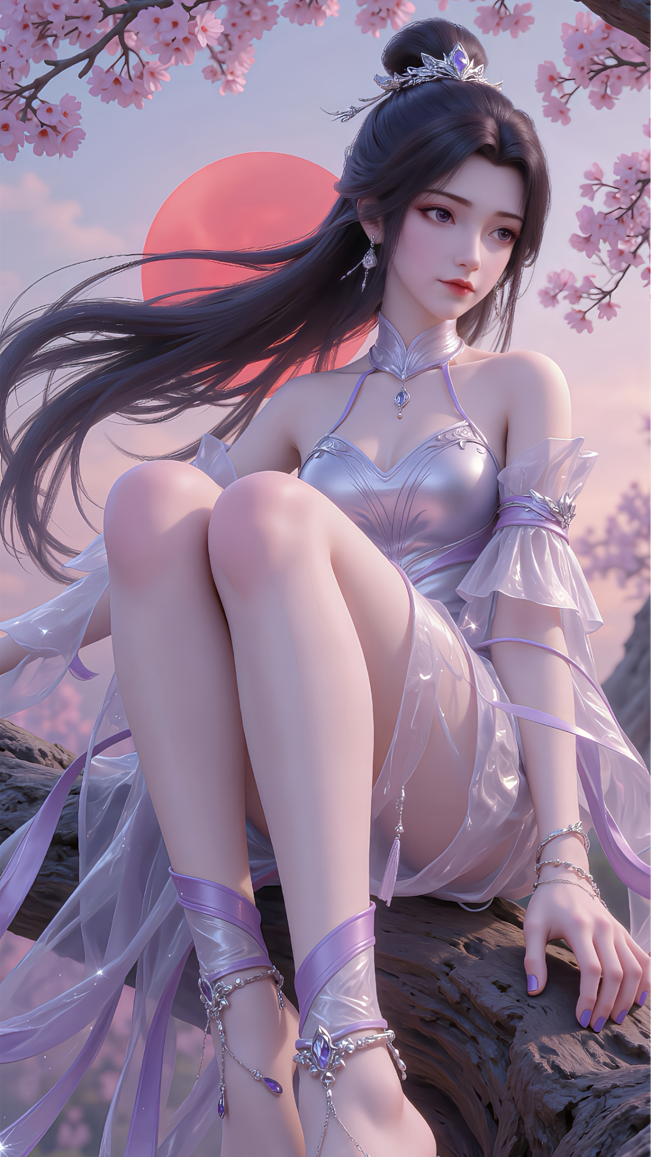 完美世界  月婵仙子【精致美图】有两个最美的地方，猜猜是哪两个？ ​​​