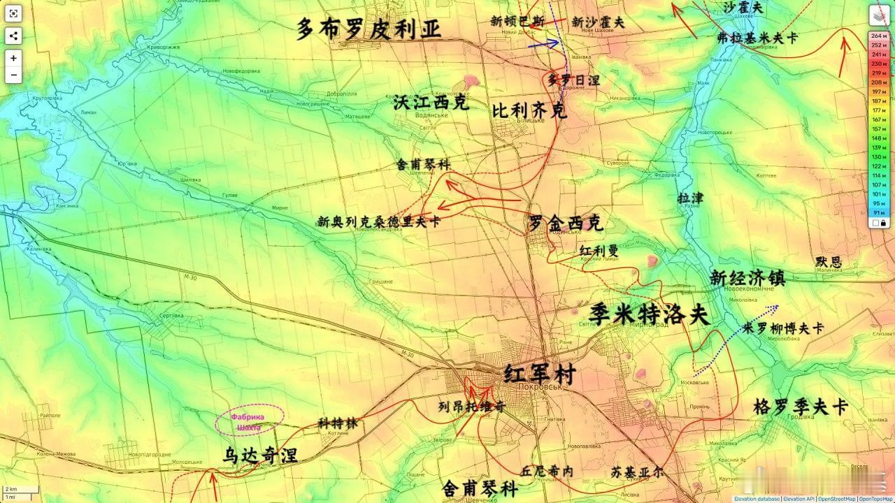 南哥更新红军村局势图源：Мир сегодня с 