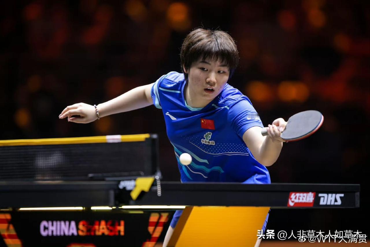 蒯曼爆冷出局！
世界排名第四的种子选手、国乒新晋主力蒯曼2比3负于韩国选手申裕斌