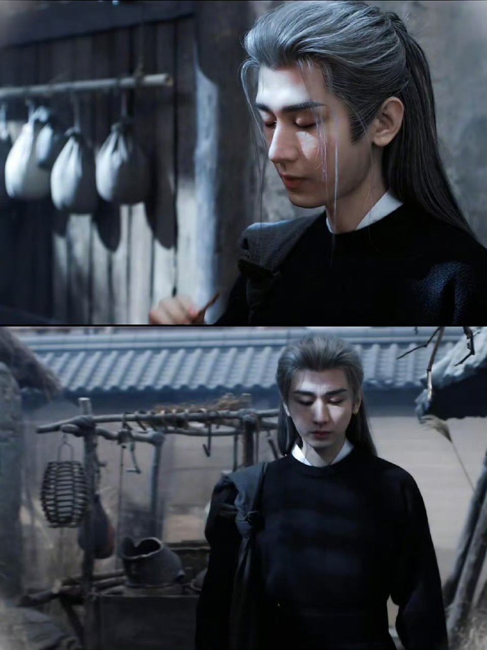 谢淮安真的白头了 真白头的模样让人瞬间红了眼，这一生都在为家国奔波，从未为自己活