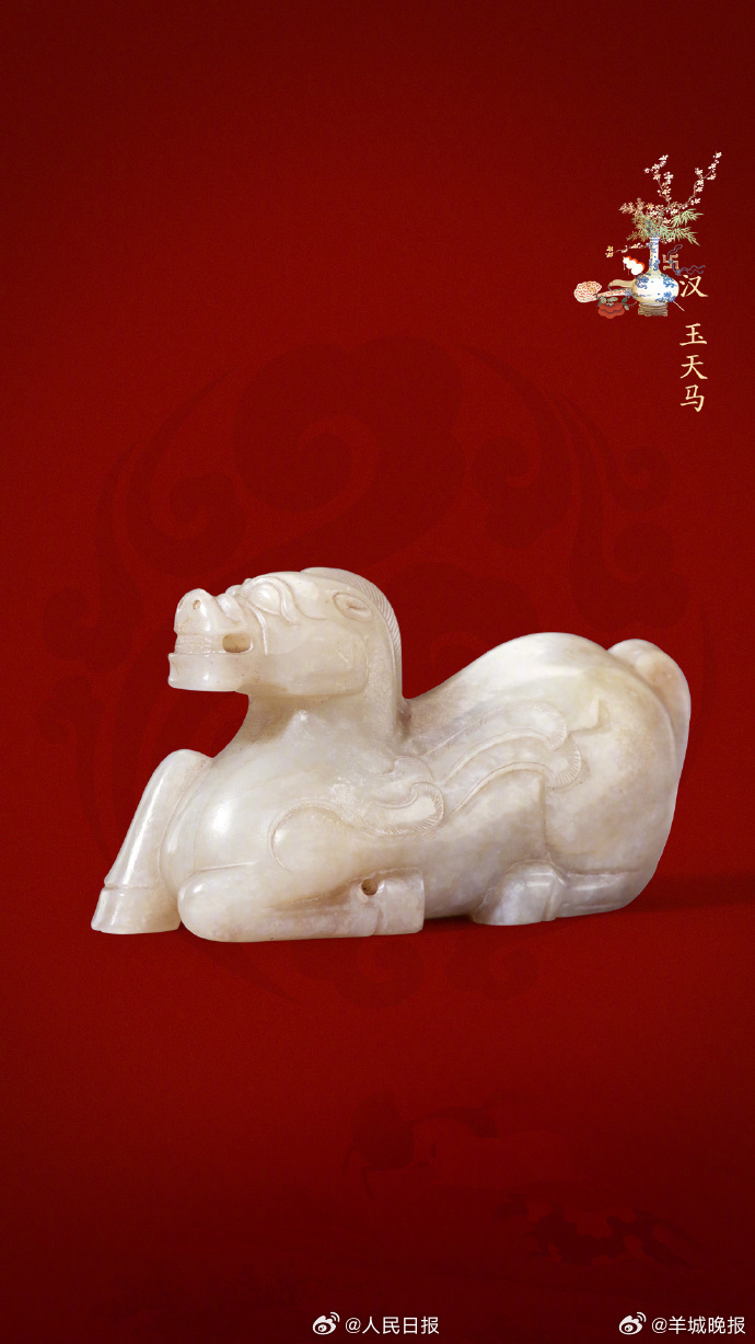 【#故宫马文物壁纸又上新了#】大年初四，再发布一组文物壁纸。#故宫马文物脑洞有多