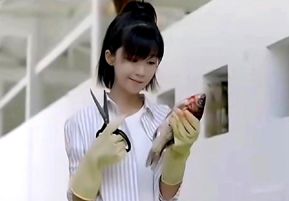 2020年拍《我凭本事单身》，宋伊人一刀把鱼拍晕，弹幕炸了：这哪像甜妹？

我反