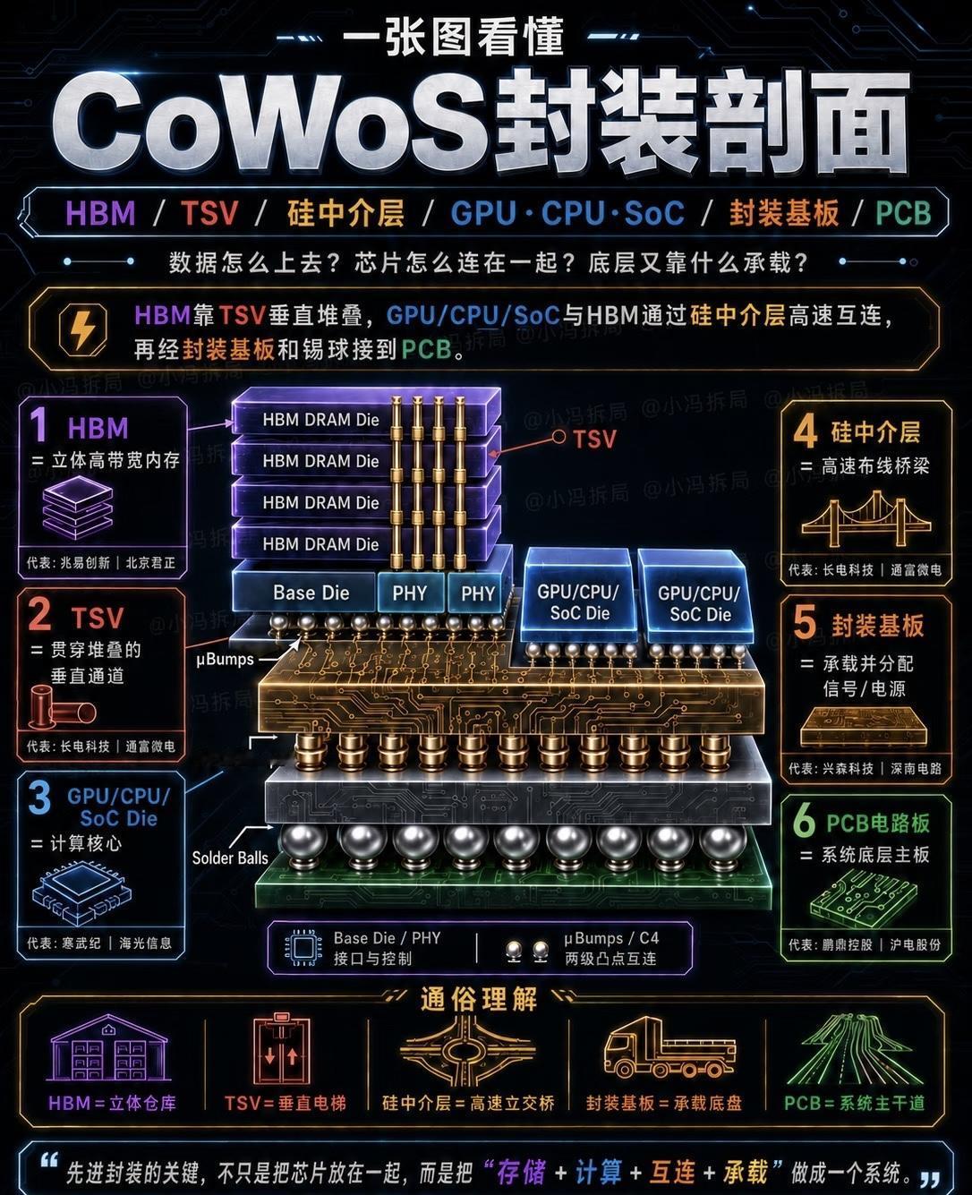 CoWoS先进封装全景图
