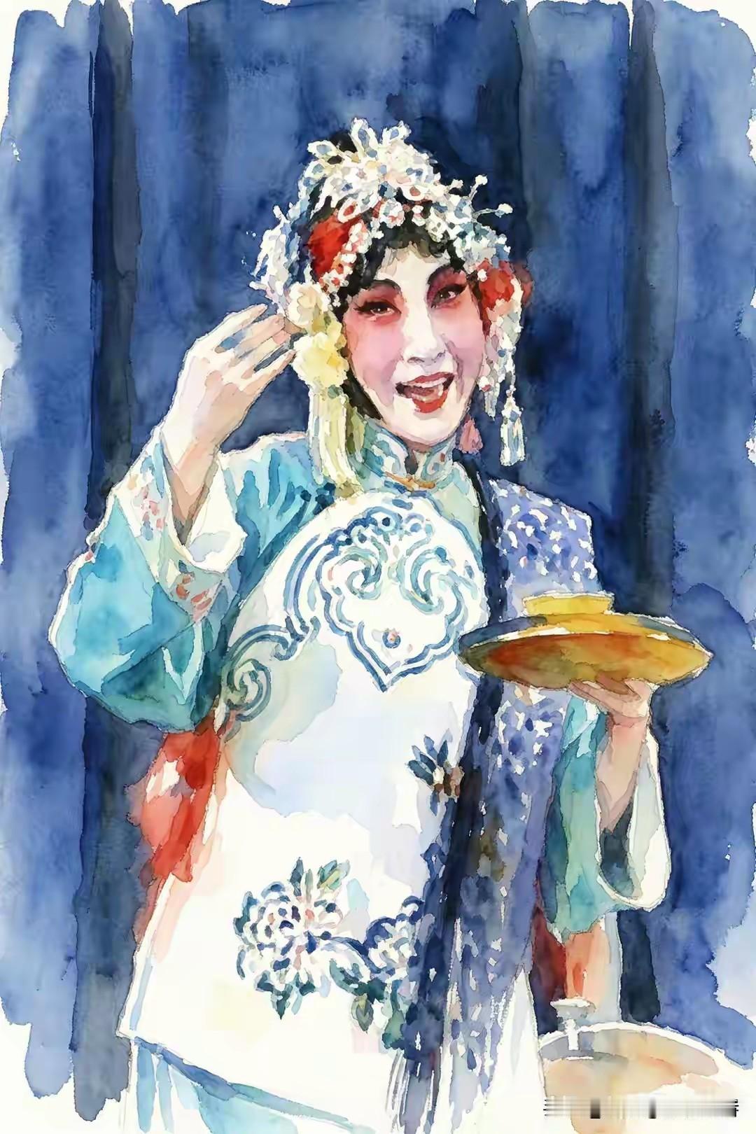 1988年童芷苓六十六岁，在台上演一个十七八岁的小姑娘。跟她搭正德皇帝的是言兴朋