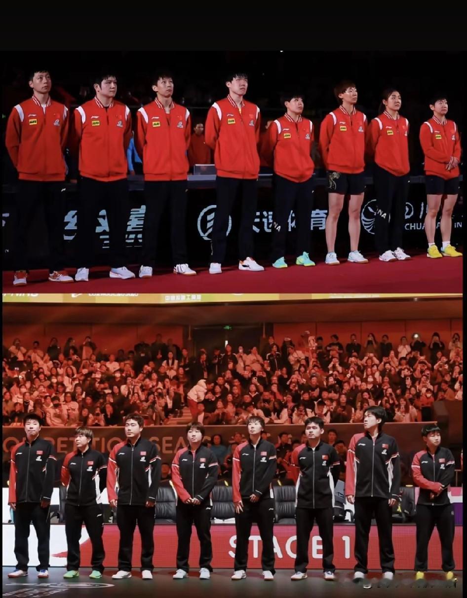 总有人说国乒女队让人放心，国乒男队让人揪心。

可是，你看看，新周期的女队只走了