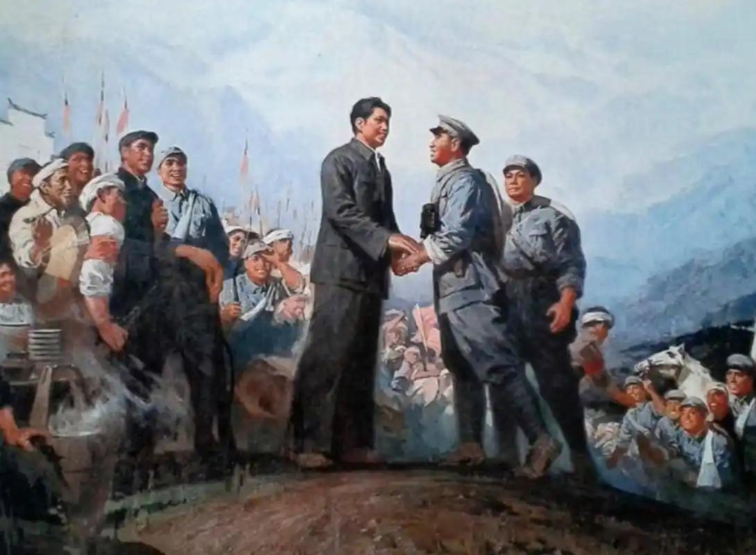毛主席非常重视革命根据地的创建工作。他在井冈山时期建立第一个革命根据地的时候，许