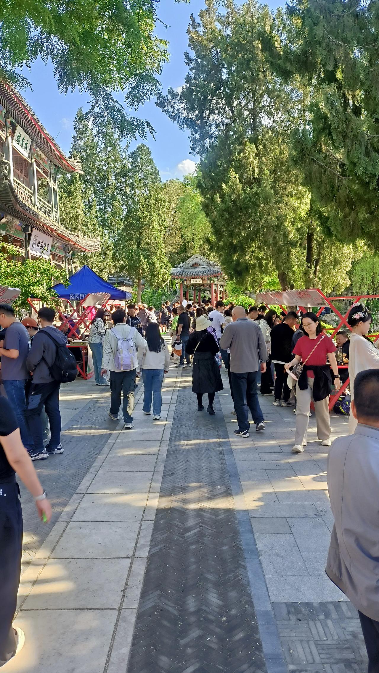 五一假期第三天，打卡保定古莲花池
 
五月三日，风和日丽，天气正好，适合出门逛逛