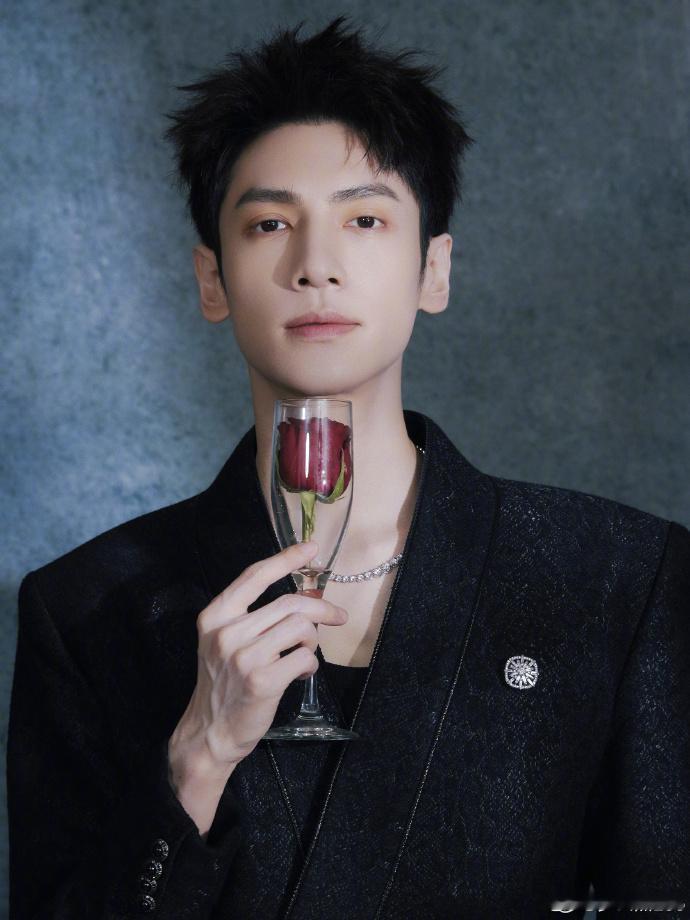 罗云熙玫瑰礼服  罗云熙美式前次帅的有点太超过了吧，玫瑰礼服也真的是很适合他呀！