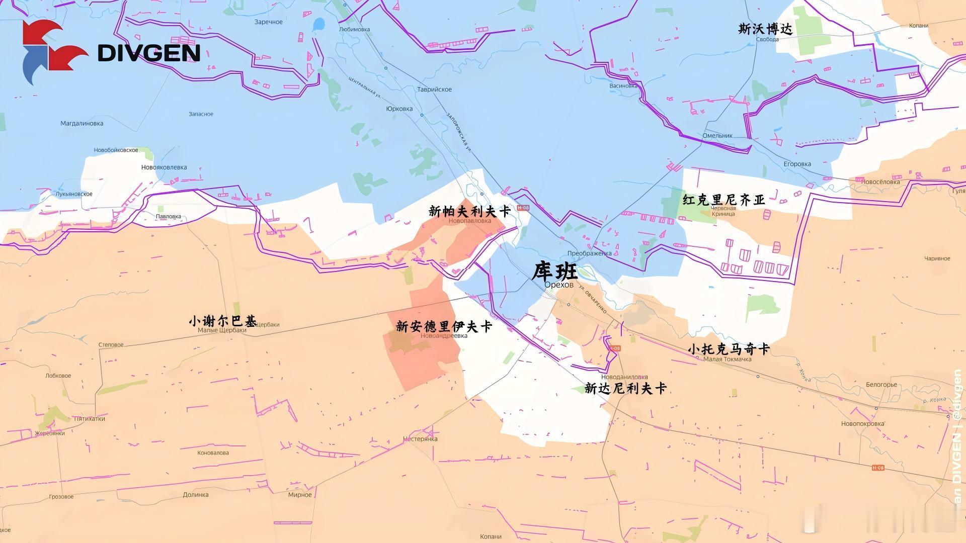 库班可以倒计时了来源：DIVGEN 🚩 Карта СВО普京宣布停止打击基辅