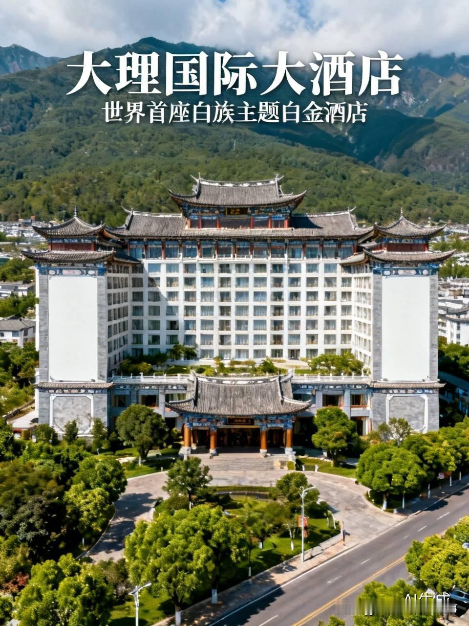 大理国际大酒店，宛如大理熠熠生辉的一颗明珠！它是力帆骏马耗费近15亿精心打造的五