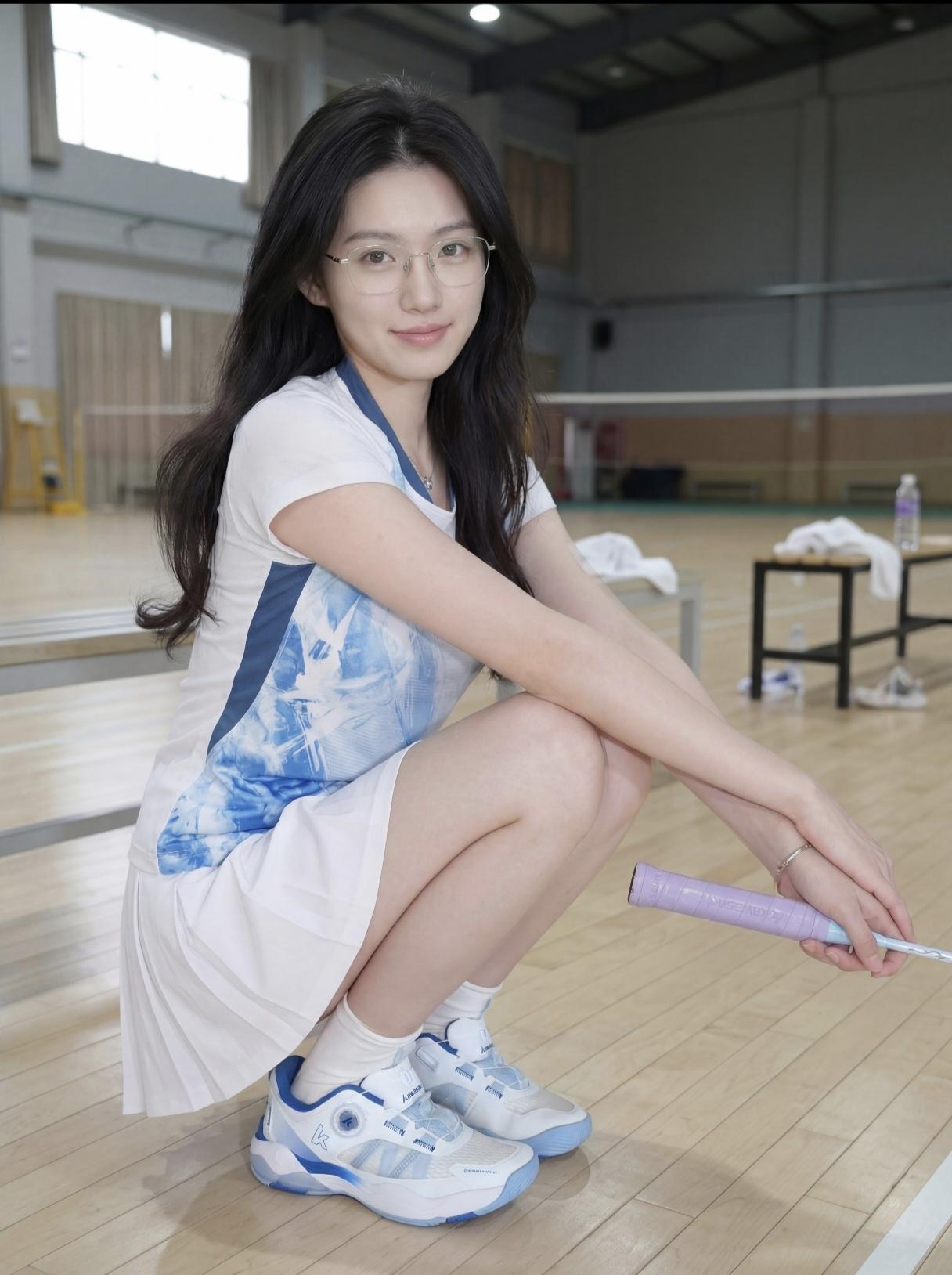 元气少女在体育馆的日常🏸️👟✨