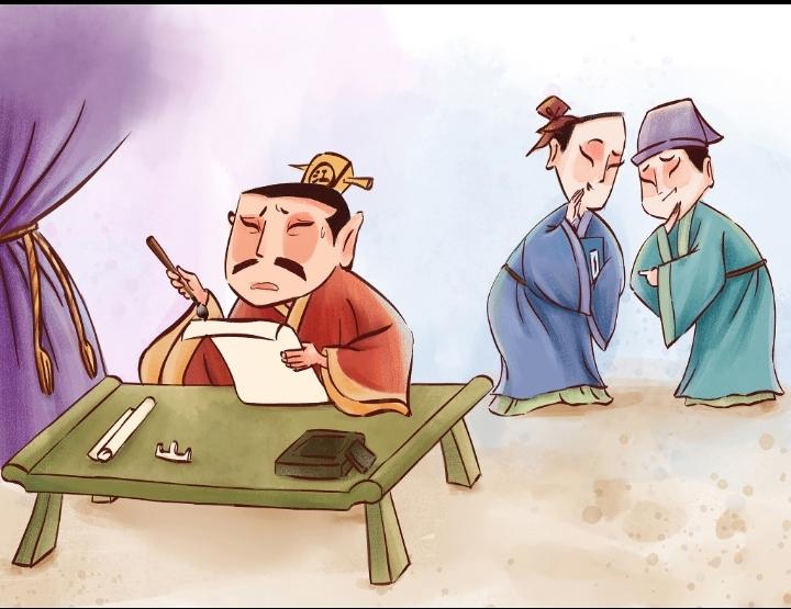 今又提笔写相思，
旁人见我笑我痴，
他哪明白相思苦，
……请友续………？

上联