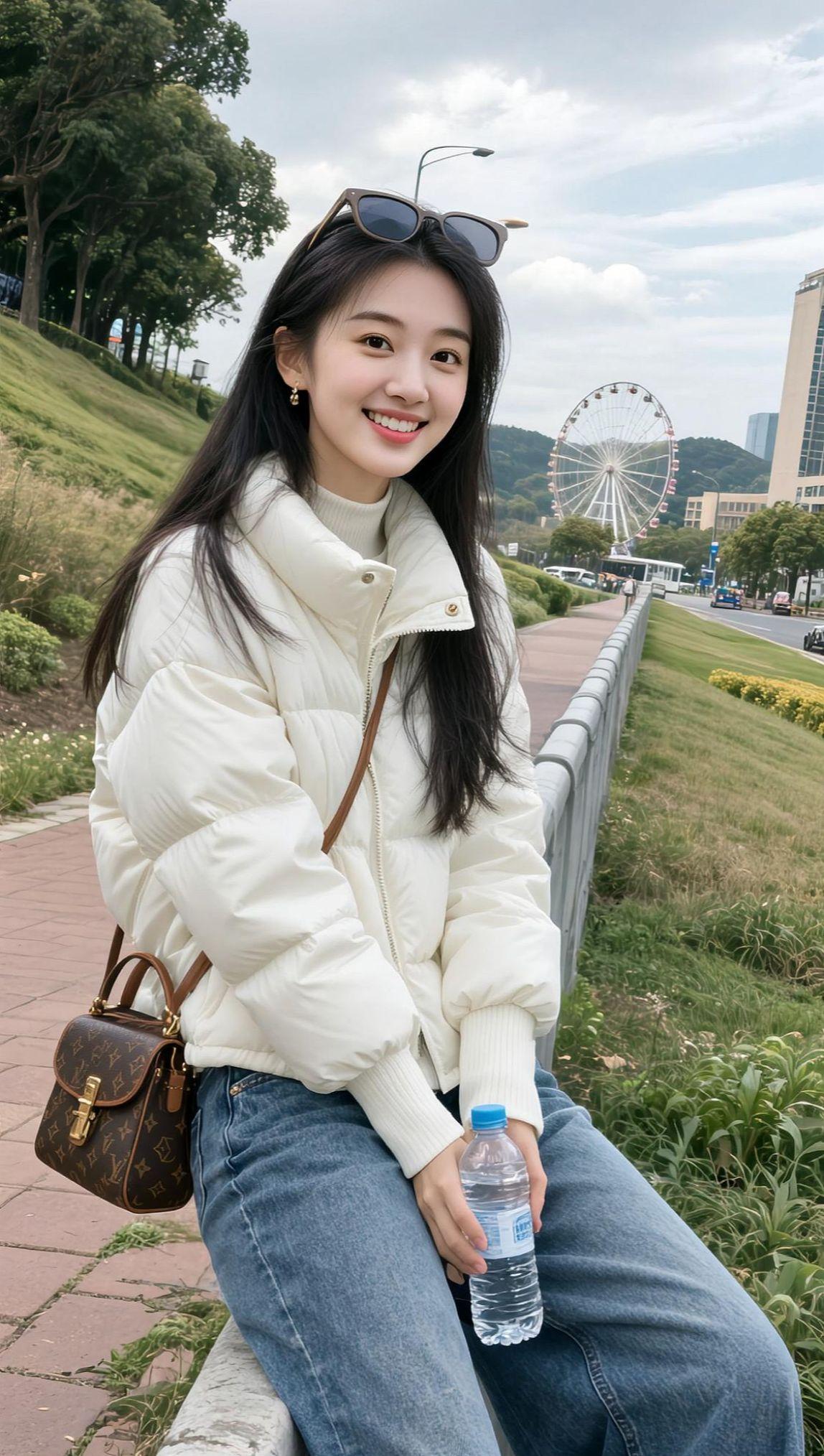 清新随拍 抖音ai创作 高颜值 美女