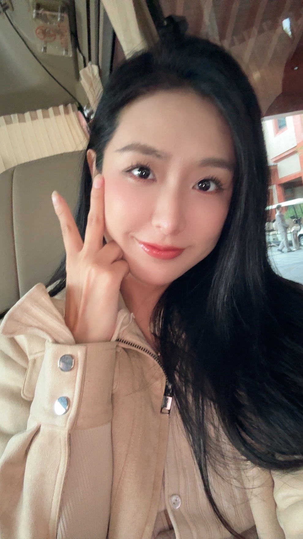 每天早起打卡北京一点点冷啊 有种一秒入秋的感觉  ​​​