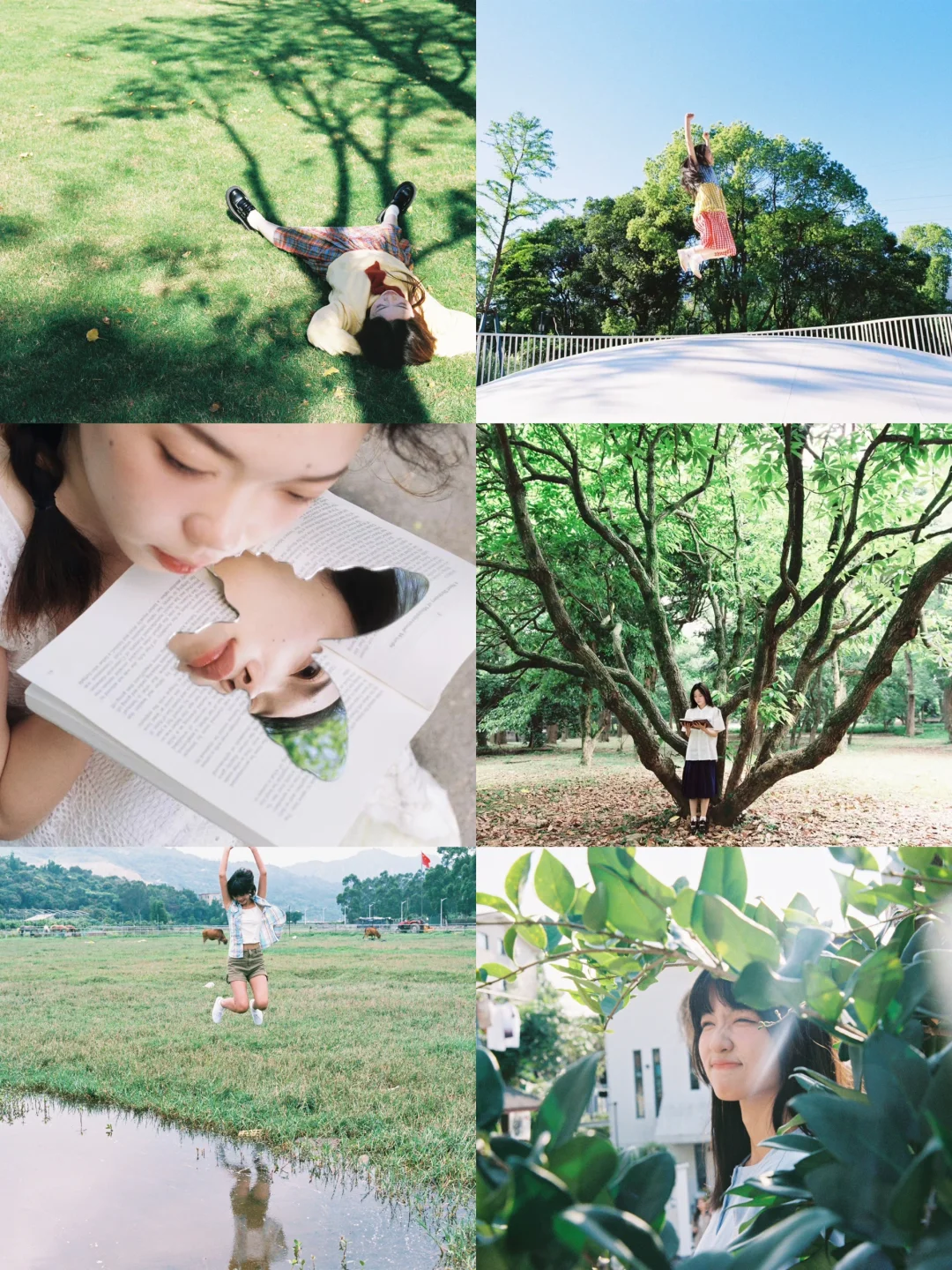 分享一些春天生命力拍照姿势