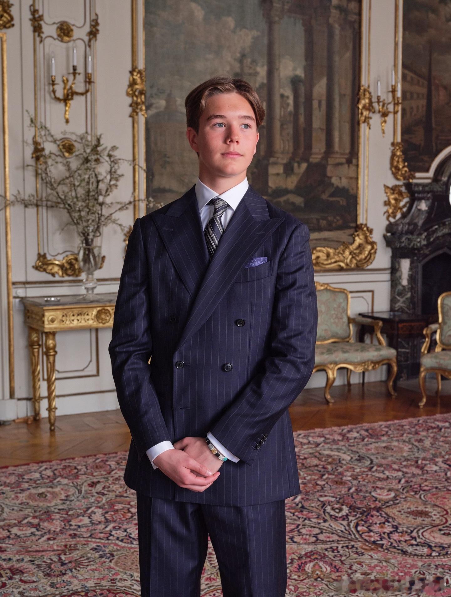 新闻 2026.4.19 丹麦王室官方ins又发布了一波文森特王子和约瑟芬公主的