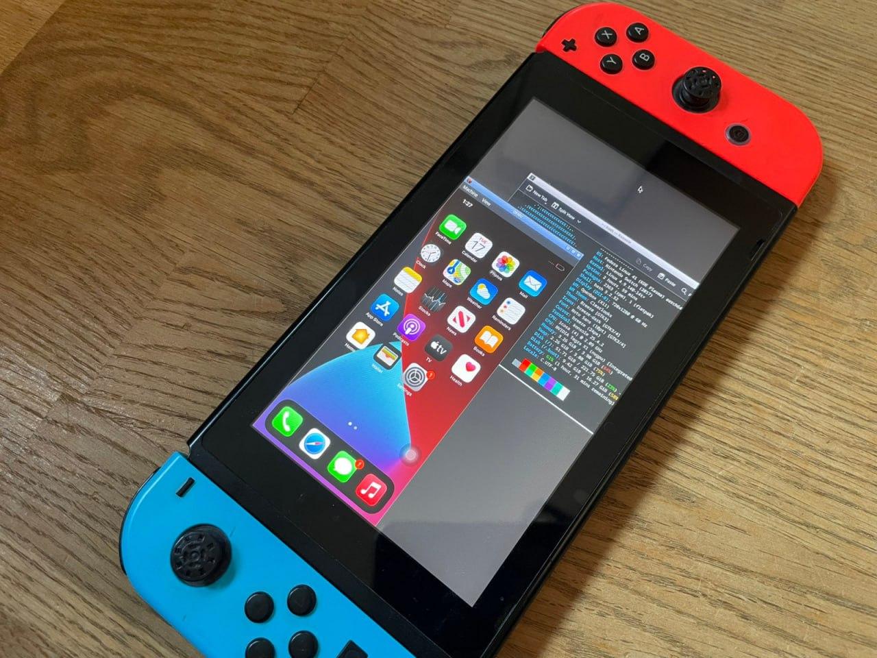 有开发者尝试在 Switch 1 上运行 iOS 系统，好消息是成功启动，坏消息