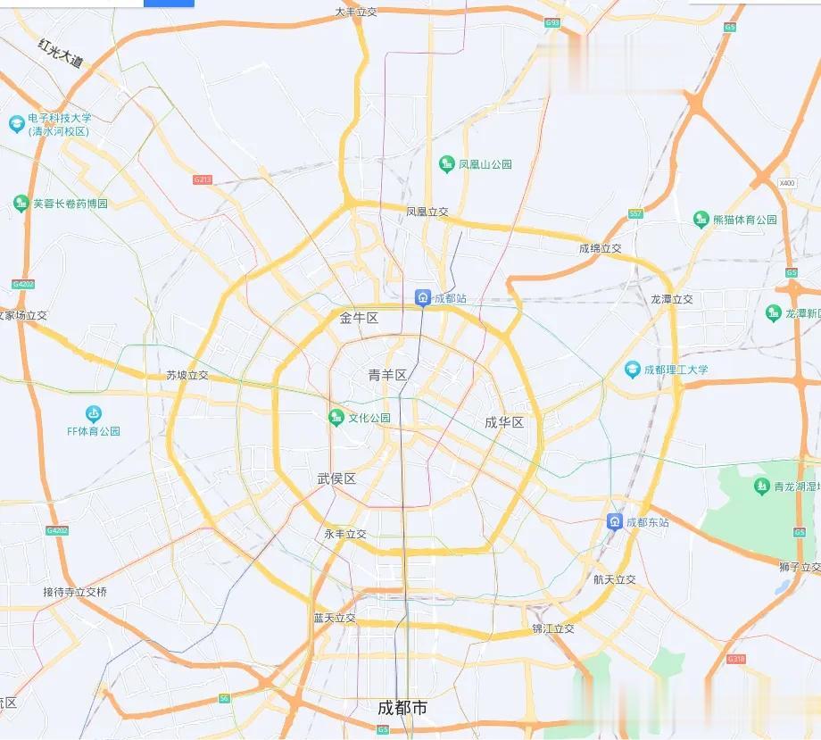 成都居然有六环，比北京五环还强