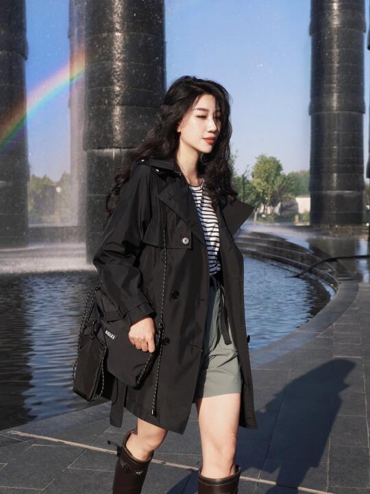大女主风衣+职场精英和自然探索者自由切换