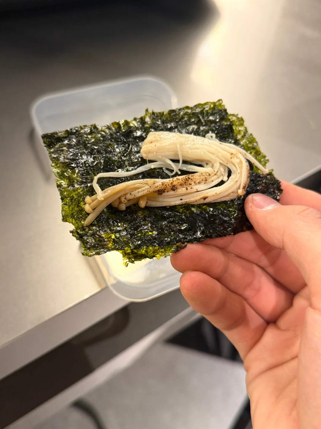 海苔和金针菇这个搭配真的绝了！！！