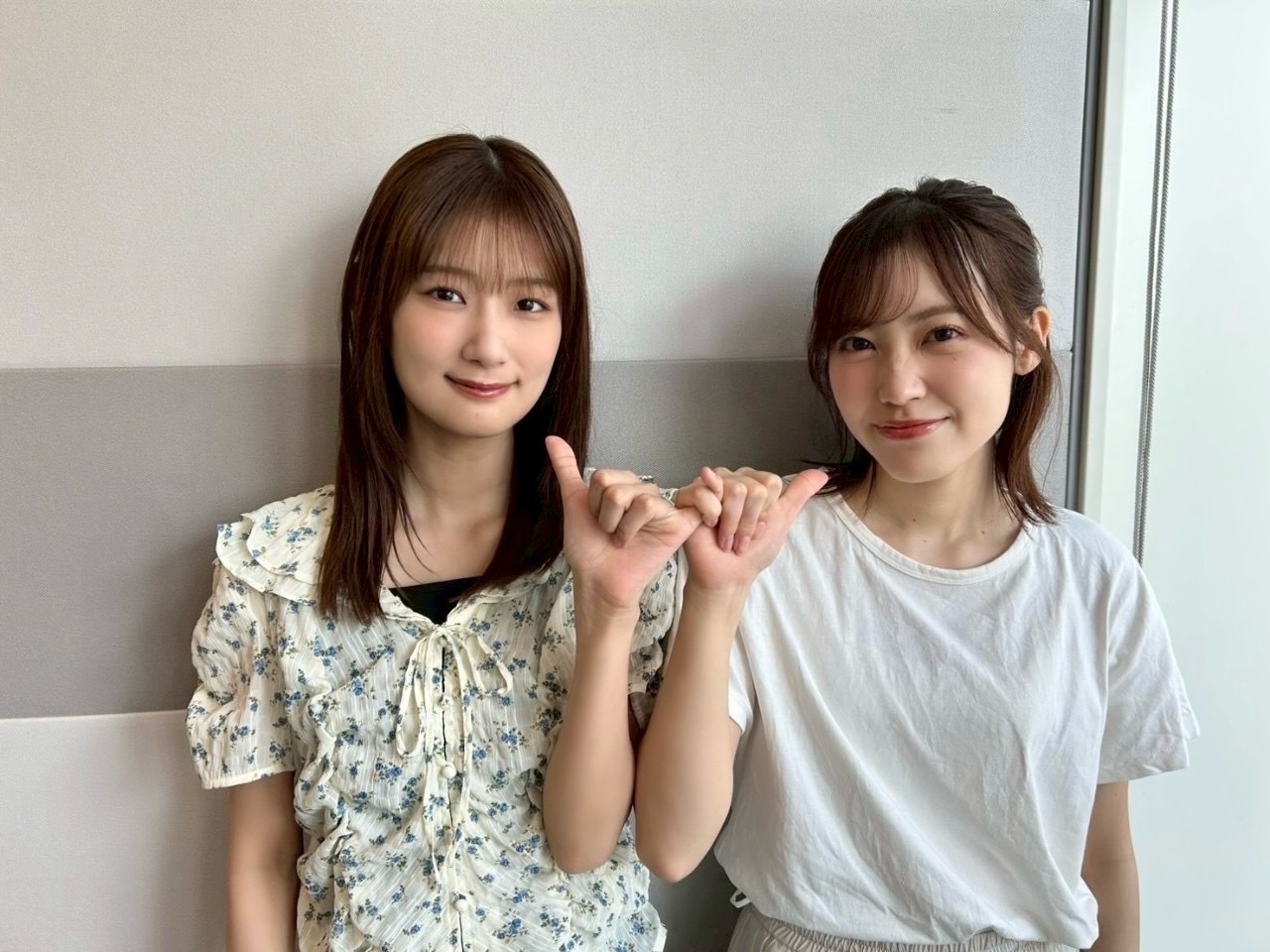 井上梨名松田里奈 　  　　　櫻坂46こち星 ​​​