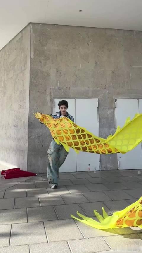 丁禹兮舞龙的步划当龙跟着他的步伐起伏，就知道：这是丁禹兮的专属舞台​ ​​​