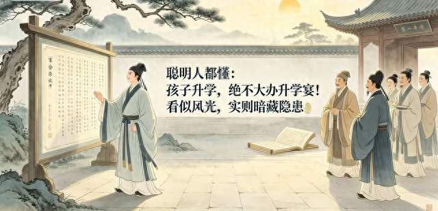 聪明人都懂：孩子升学，绝不大办升学宴！看似风光，实则暗藏隐患