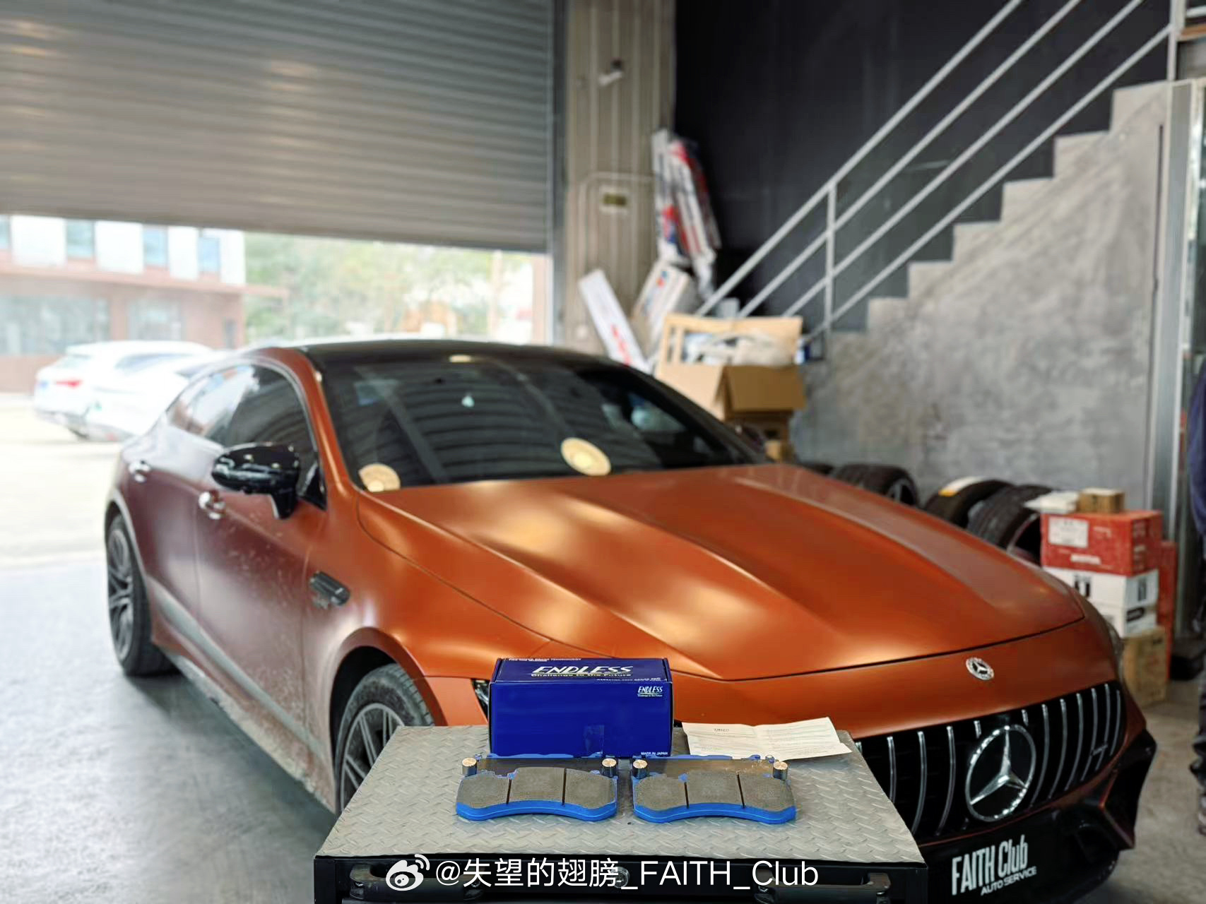 奔驰AMG GT50:Endless高性能刹车片，OEM+浅升级事半功倍。汽车改