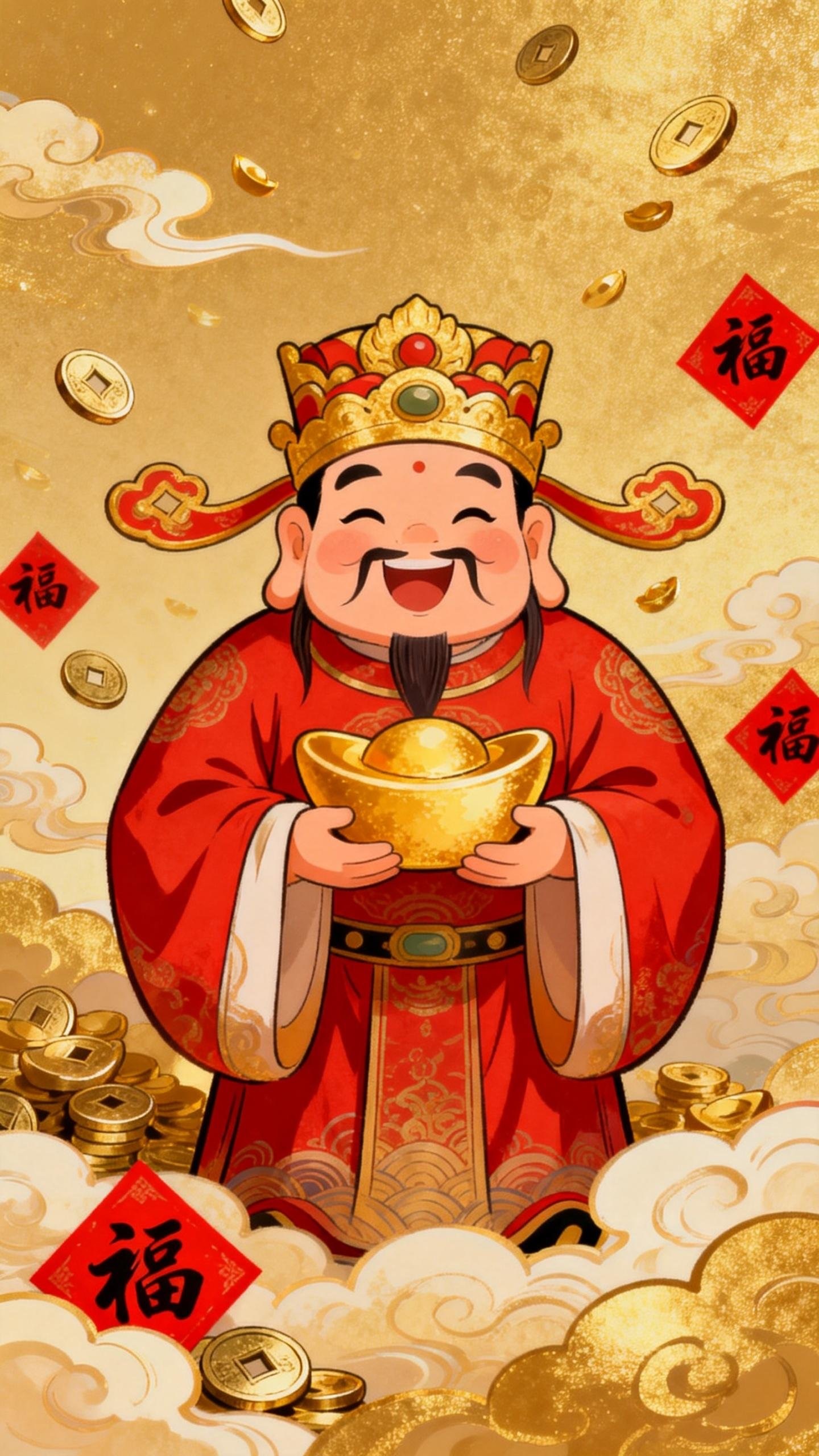 迎财神 年初五迎完财神，这年算是过完了吧