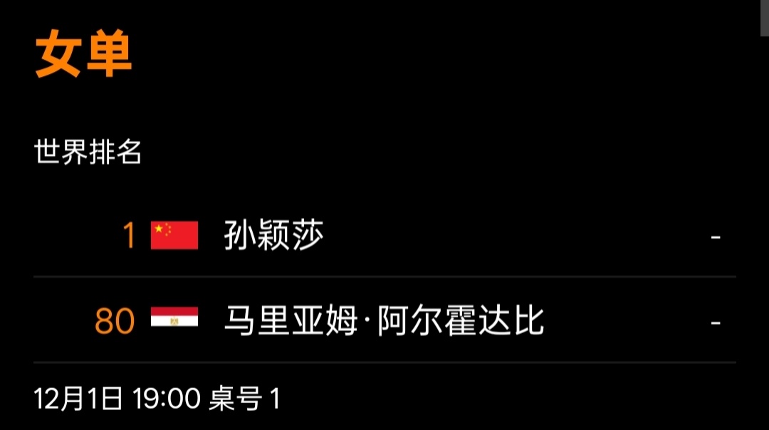 2025成都ITTF混团世界杯小组循环赛第二轮12.1  中国🇨🇳VS埃及?