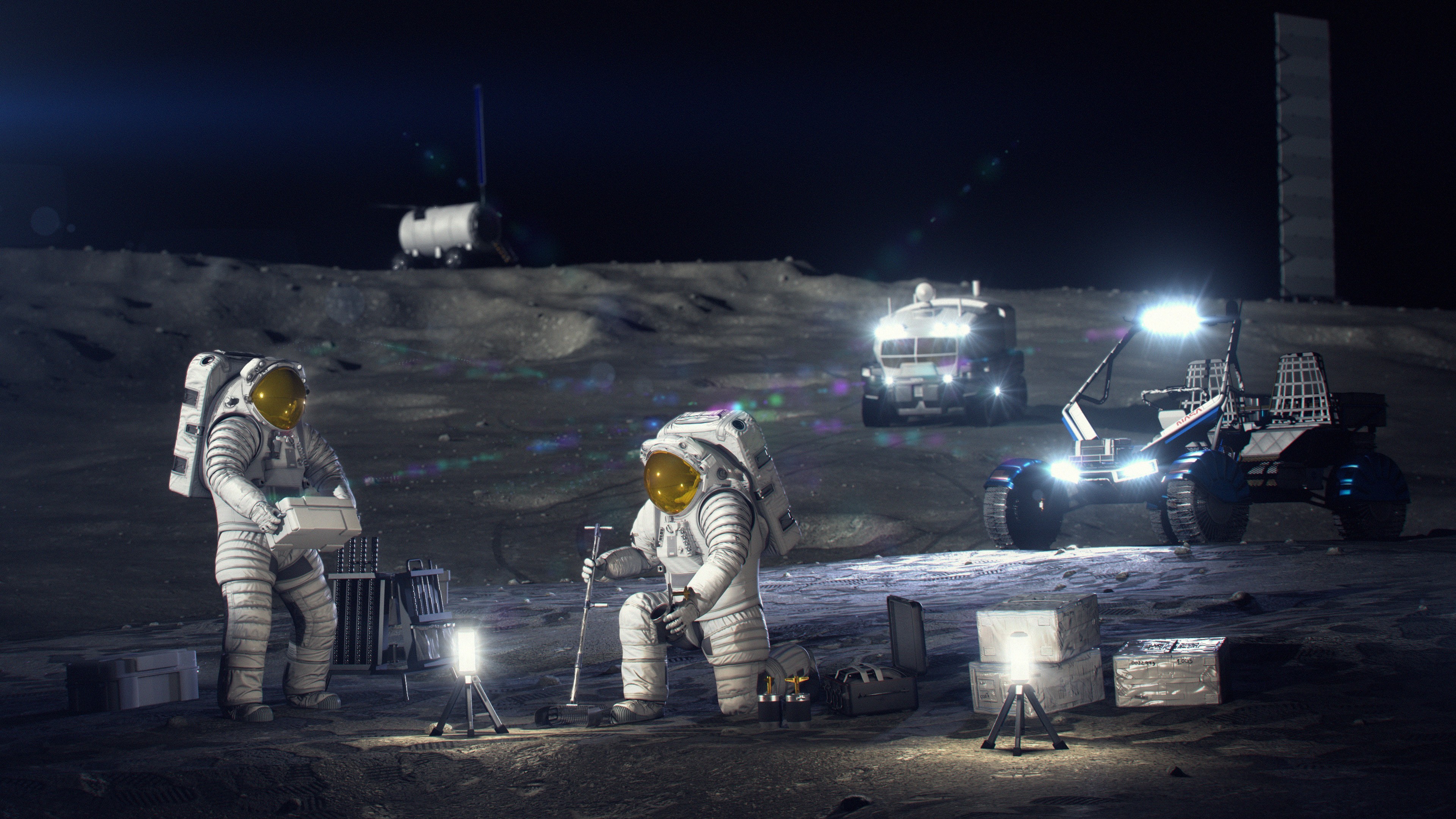 NASA正在建造月球基地🌕NASA月球基地将成为宇航员在长期科学任务期间生活和