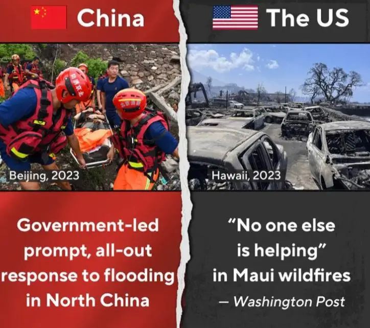 #做早饭时想# 看华春莹发中美救灾的图，感慨中华文明的意义。中国2000多年以来