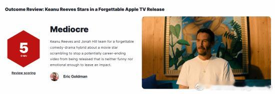 基努・里维斯《星途恶果》IGN 5分IGN为基努・里维斯新电影《星途恶果》打出5