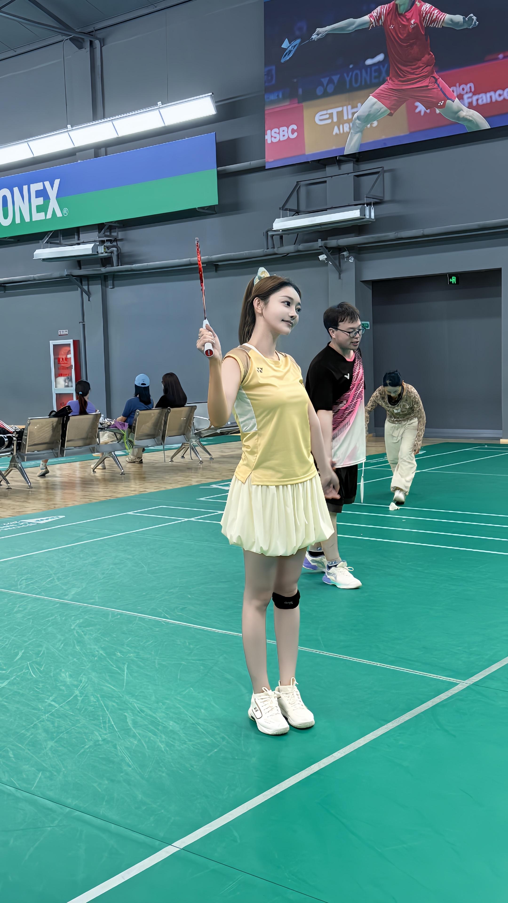 球要一直打，喜欢的人也要一直喜欢🏸