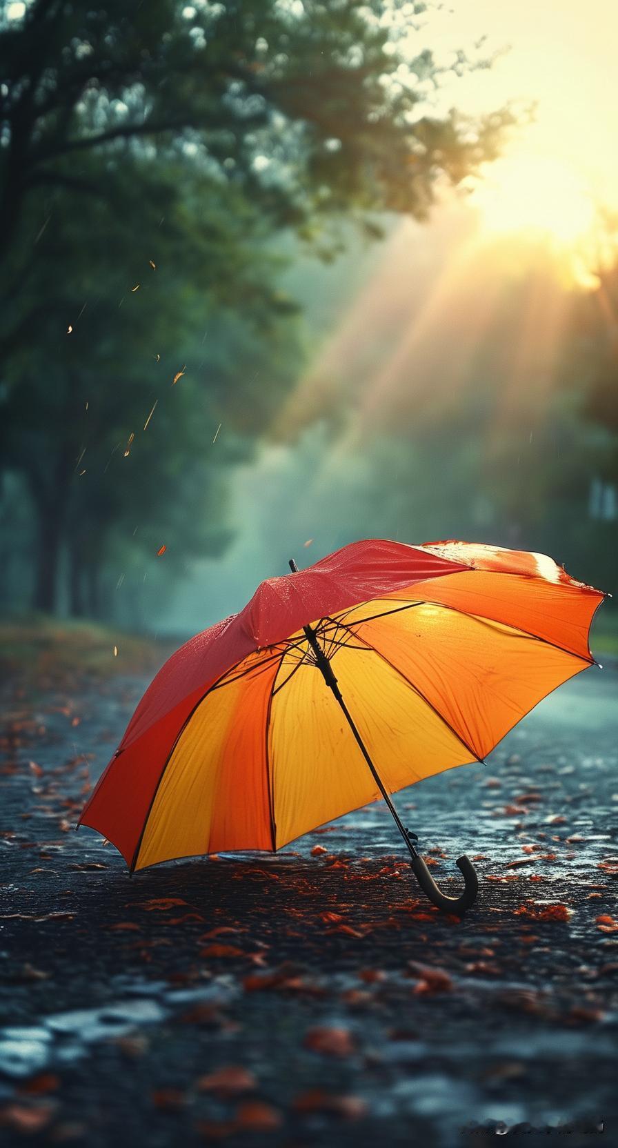 人生如一把伞，既要撑得开，迎接阳光，也要收得拢，抵御风雨。学会拿得起，放得下，让