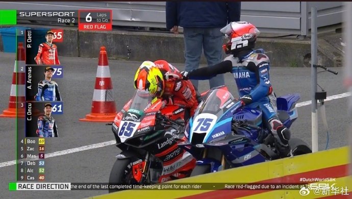 张雪机车荷兰站第二回合第七，此前热身赛排名第一