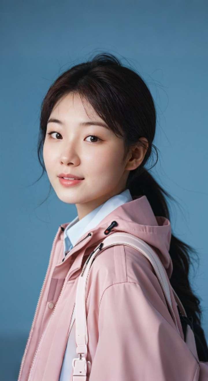 AI扩图 AI甜美证件风