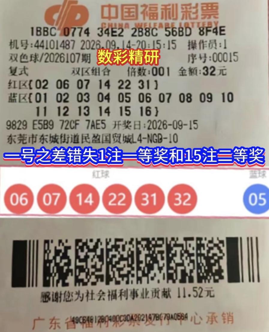双色球守号近10年，最高中过5+1，在26107期后放弃了，谁知道在26111期