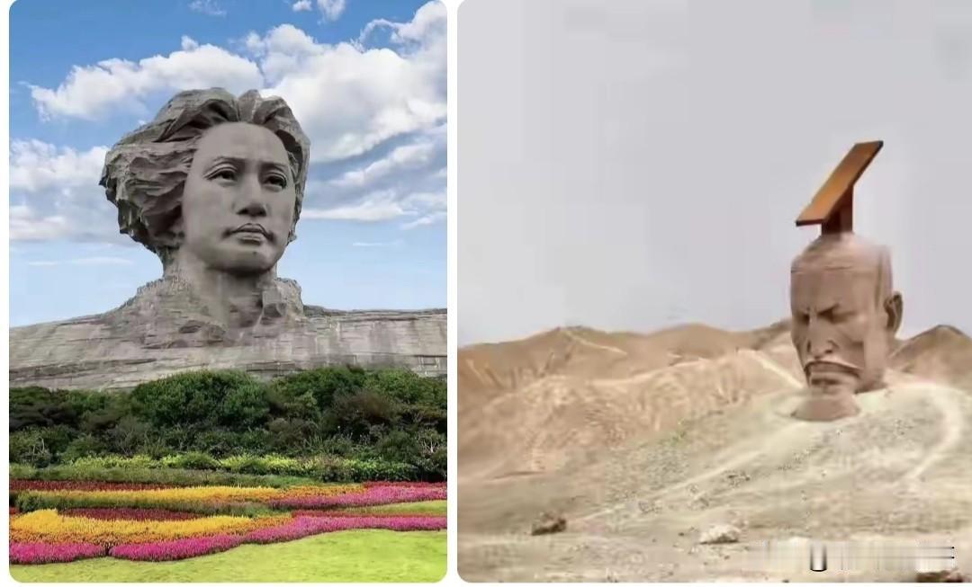 挂着清华的名头又如何？
同样都是艺术作品，摆在一起高下立现