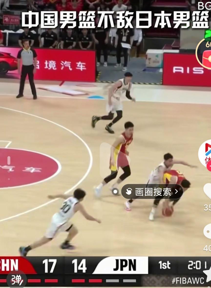 中国男篮不敌日本，出线形势十分严峻啊，中国男篮怎么沦落到了这样的地步呢？真的是太