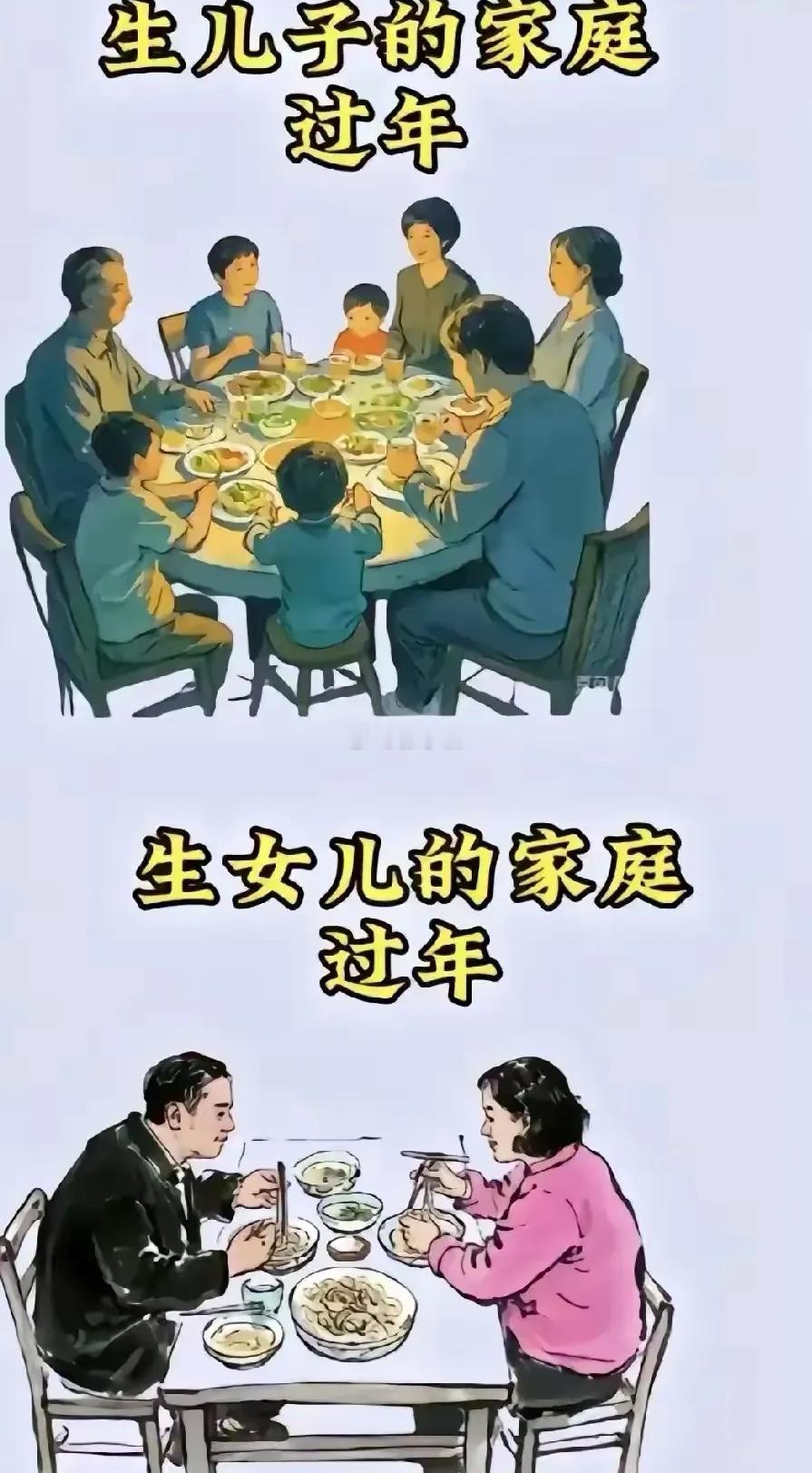 再有十几天就会发生下面图片里的情况不过现在好像反了好多都是回丈母娘家过年轮到男方