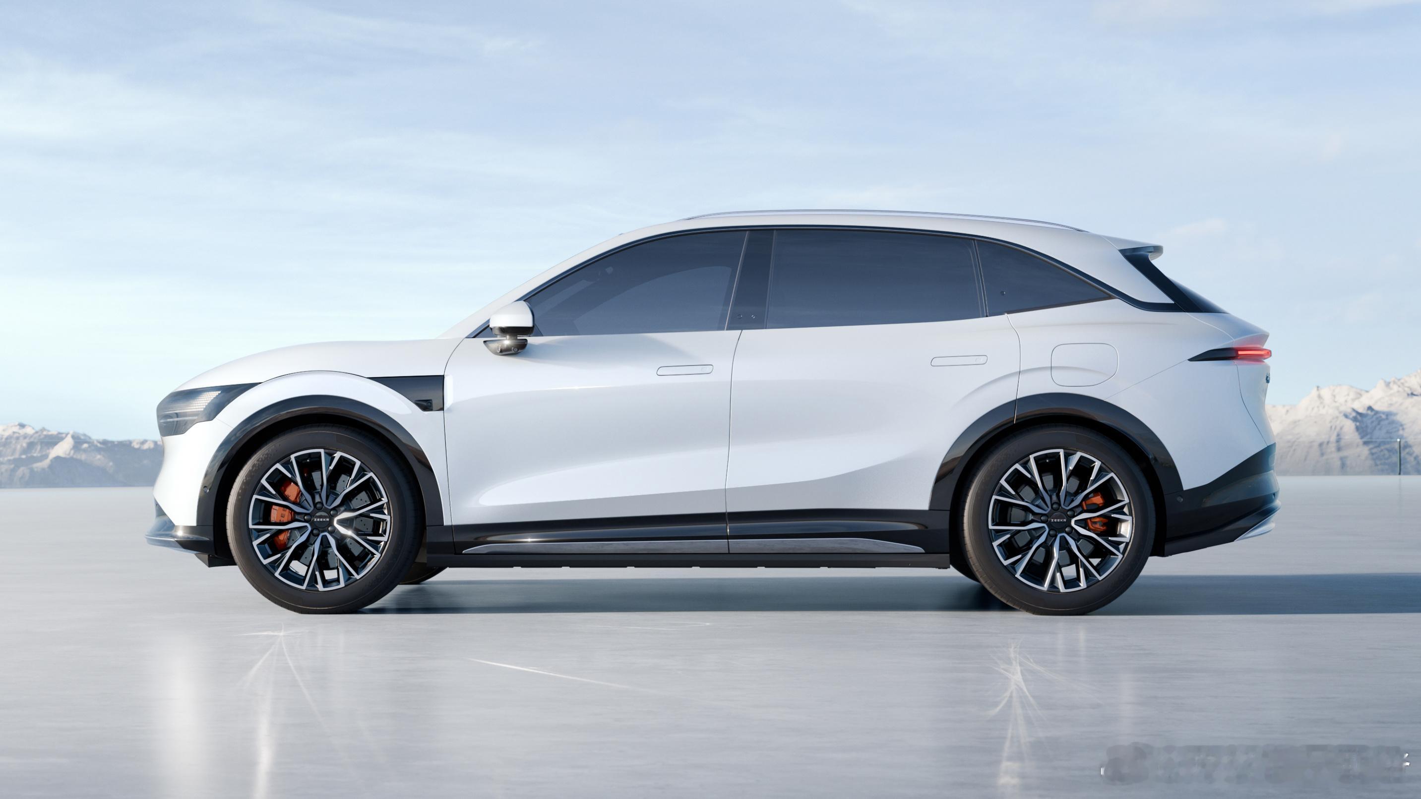 剑指Model Y，极氪全新纯电SUV 7X。之前去看过实车了，感觉这套墨镜灯带