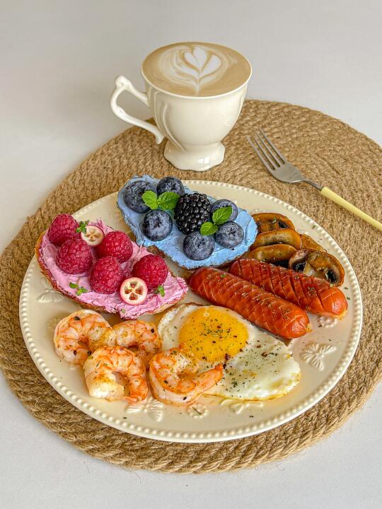 好喜欢我的漂亮饭🫐🍃🍓