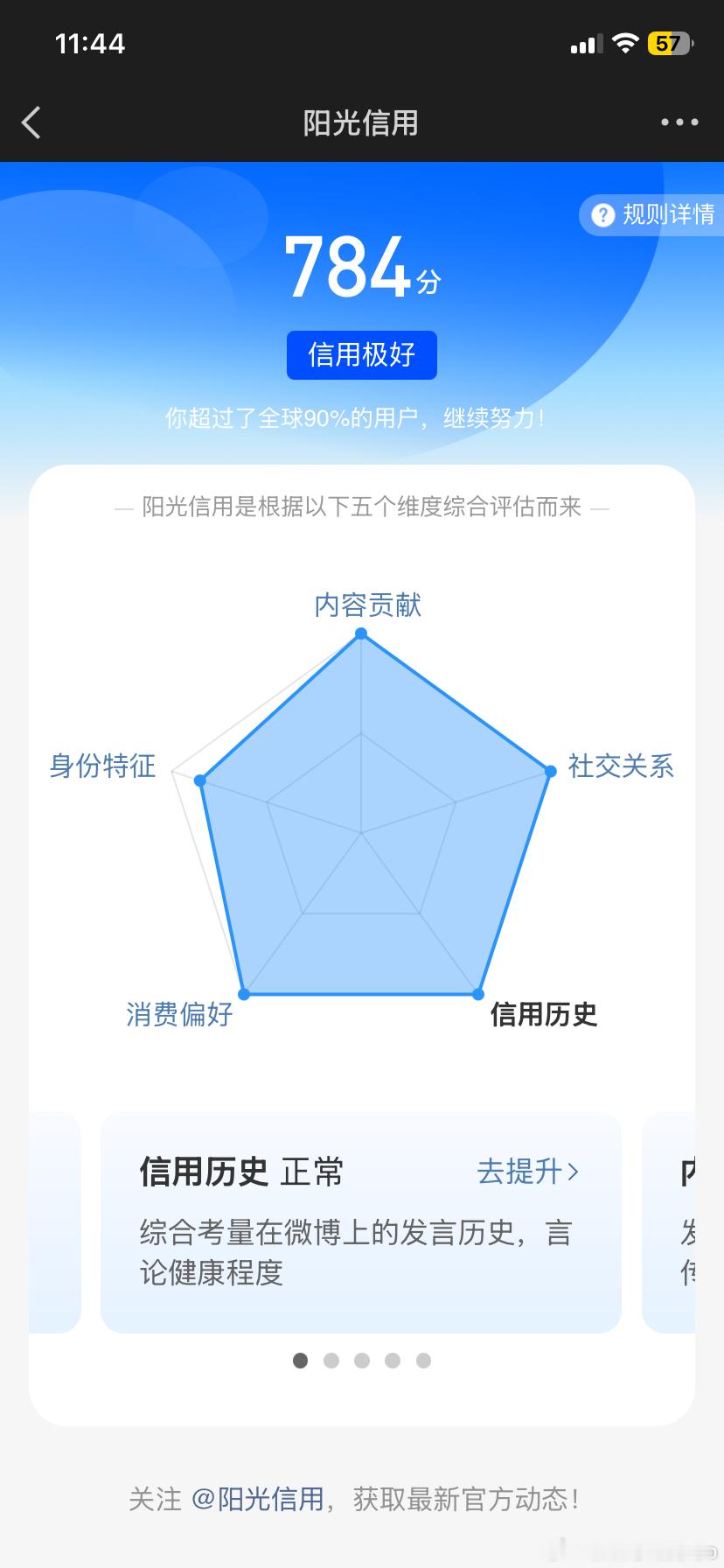 阳光信用[超话]阳光‎信用[太阳]每日一善 ☀️ygxy极好784☀️想涨ygx