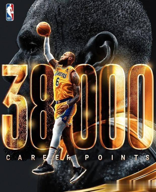 为什么科比得分超乔丹时，NBA送官方暂停，全场致敬，而詹姆斯得分超38000分时