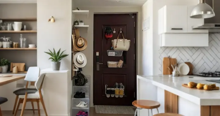 别再吹 “大门收纳术” 了！挂满杂物的大门，真的丑爆了！