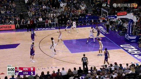 火箭老将杜兰特真是太让人心疼了，他在今天和爵士的比赛中惨遭新秀贝利的颜射！当时双